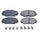 Power Stop - Front Z17 Low-Dust Ceramic Brake Pads with Hardware for Corolla, RA