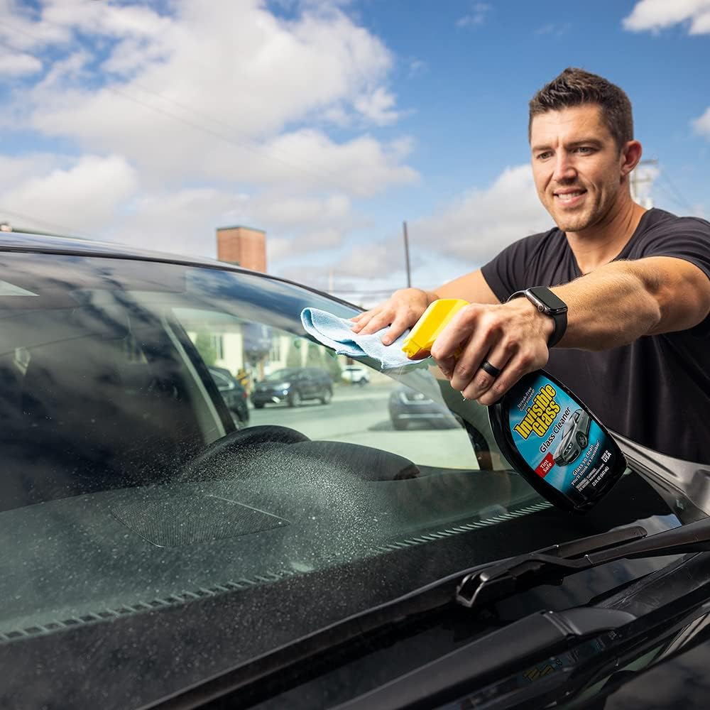 Invisible Glass 92164-2PK Premium Glass and Window Cleaner for Auto and Home Cleans Glass, Windows, Windshields, Navigation Screens, and More, Streak-Free, Ammonia-Free, Tint-Safe, 22 Fl Oz, Pack of 2