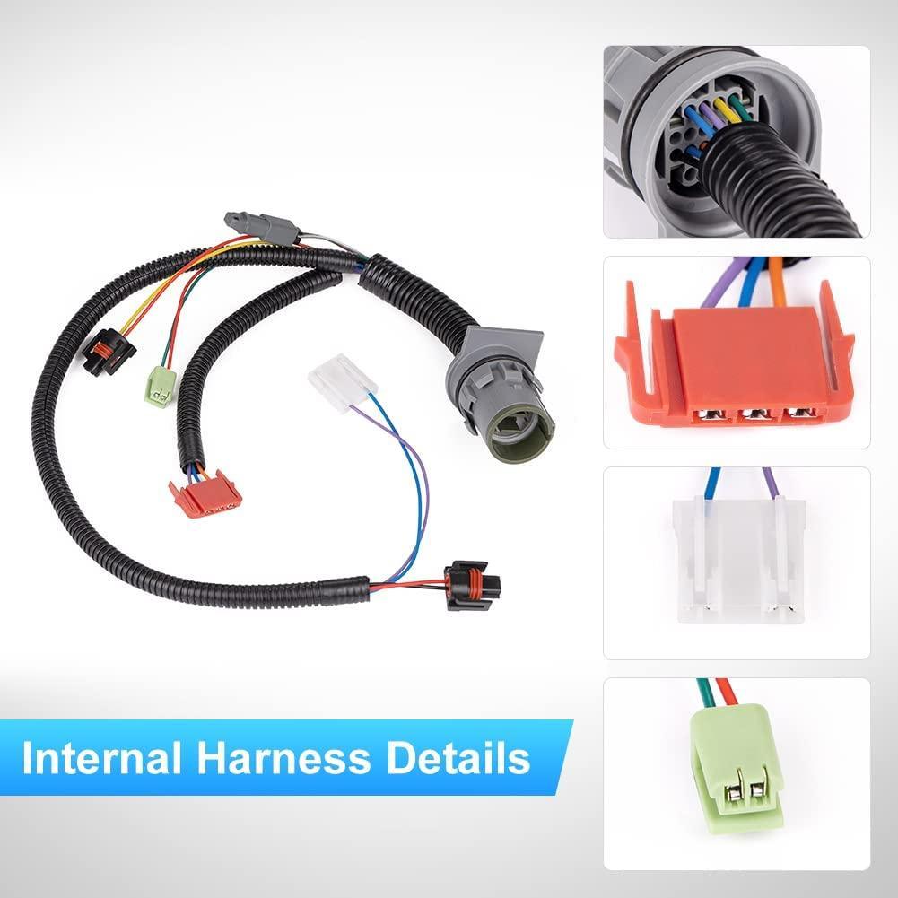 WMPHE 4L80E Harness Repair Kit Transmission Internal and External Wire Harness 350-0032 350-0033, Compatible with GM 4L80E Automatic Transmission 1991 to 2003