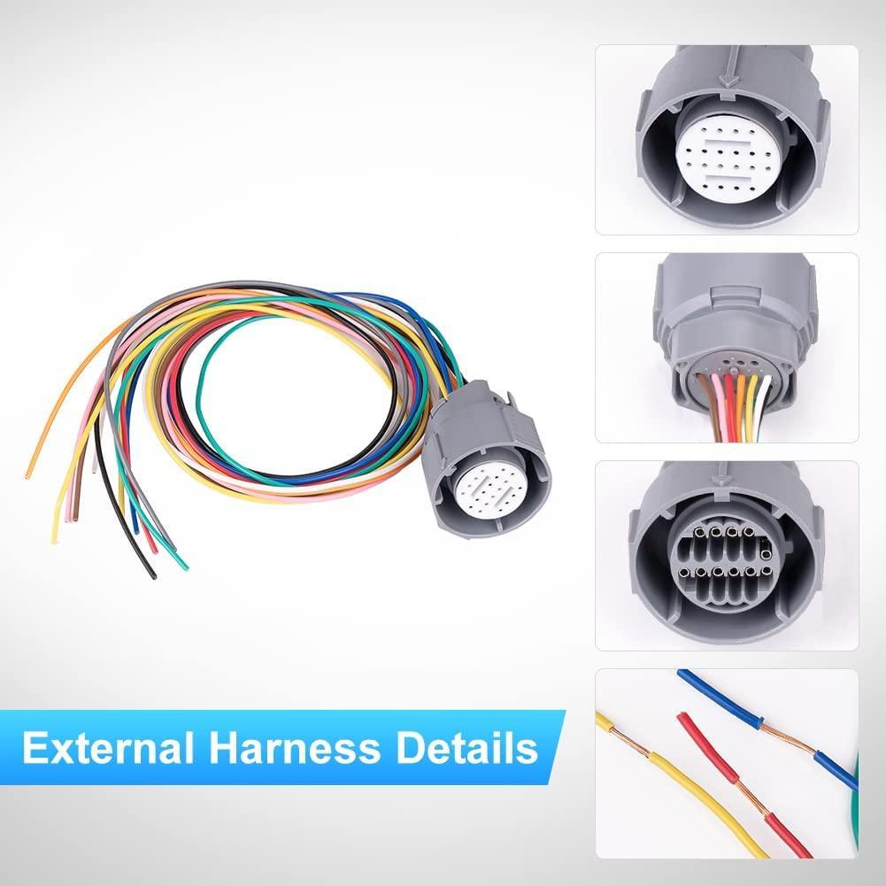 WMPHE 4L80E Harness Repair Kit Transmission Internal and External Wire Harness 350-0032 350-0033, Compatible with GM 4L80E Automatic Transmission 1991 to 2003