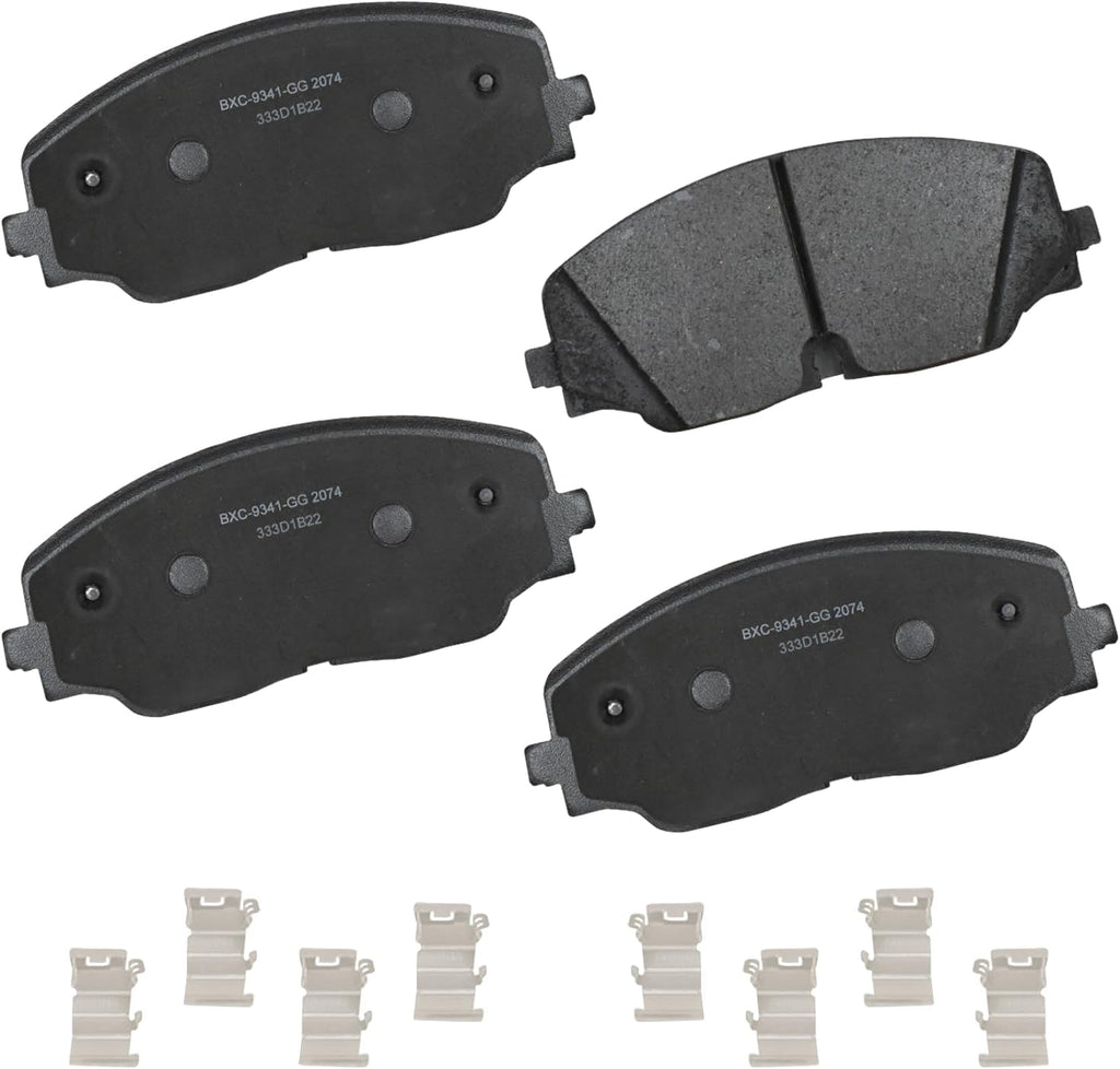Bendix Premium SBC11 Ceramic Front Brake Pads for Select Models Dodge Dart,Ford Fairlane,Falcon,Sedan Delivery,Mustang,Ranchero,Mercury Comet,Cougar,Cyclone,Plymouth Barracuda,Duster,Scamp,Valiant