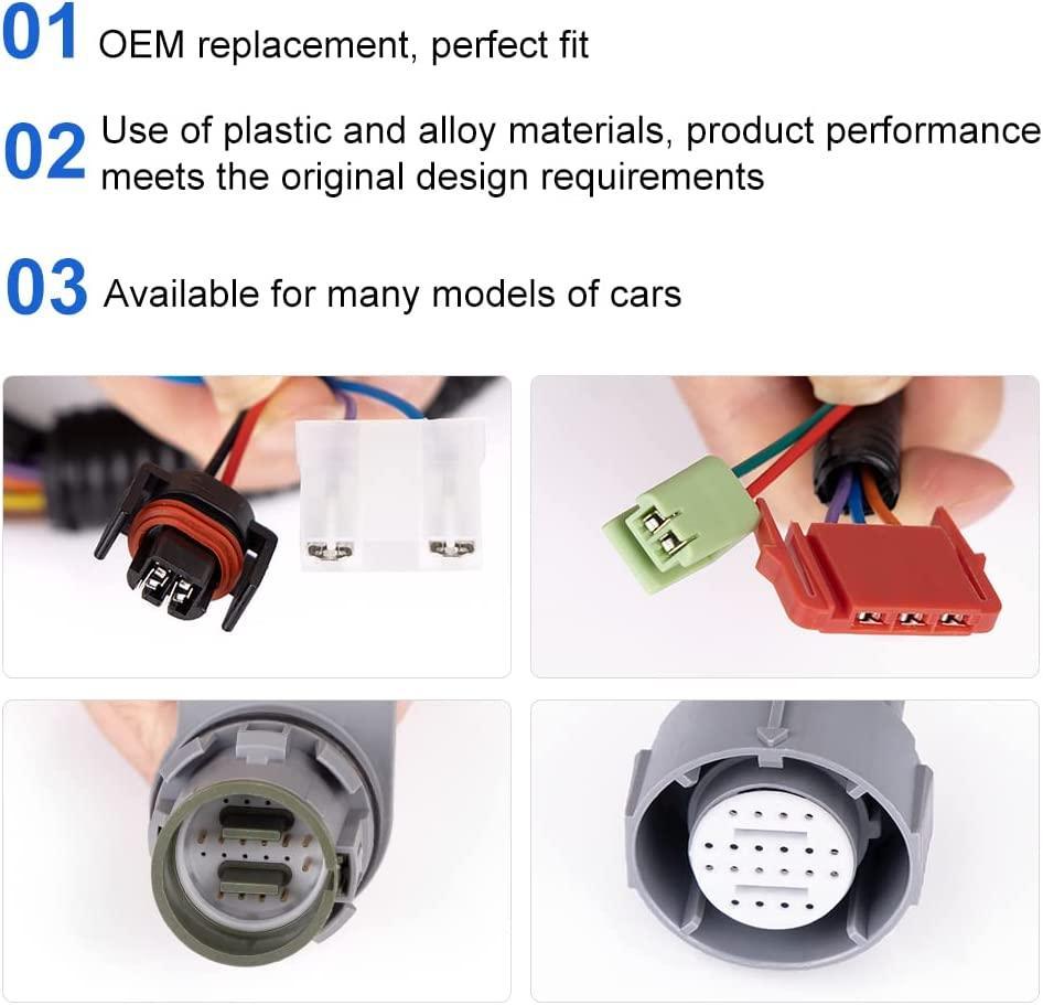 WMPHE 4L80E Harness Repair Kit Transmission Internal and External Wire Harness 350-0032 350-0033, Compatible with GM 4L80E Automatic Transmission 1991 to 2003