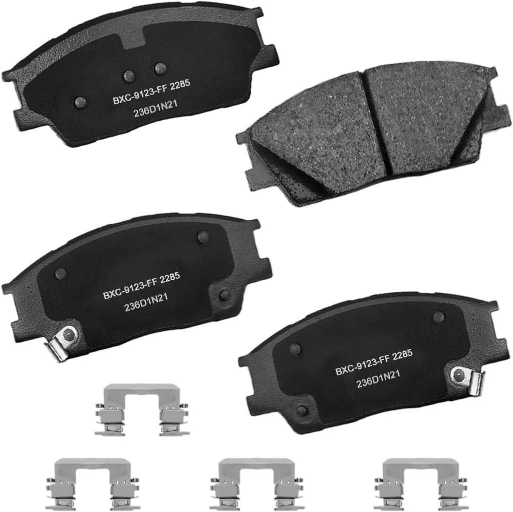 Bendix Premium SBC11 Ceramic Front Brake Pads for Select Models Dodge Dart,Ford Fairlane,Falcon,Sedan Delivery,Mustang,Ranchero,Mercury Comet,Cougar,Cyclone,Plymouth Barracuda,Duster,Scamp,Valiant