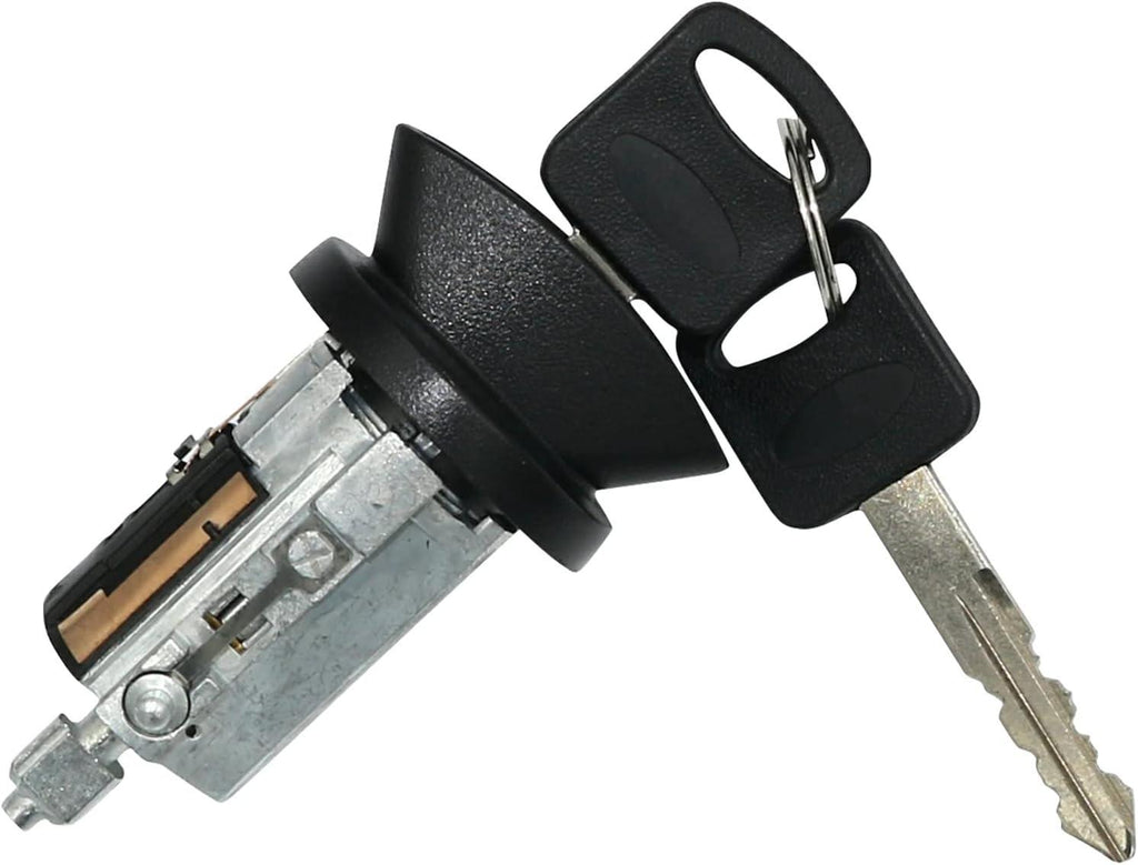 Ignition Switch Door Lock Cylinder Set Compatible with 1997-2007 Ford F150 F250 F350 F450 Super Duty Excursion Explorer Expedition Ranger Mountaineer Replaces LC6177, DL5885, 707624, 703362(No chip)