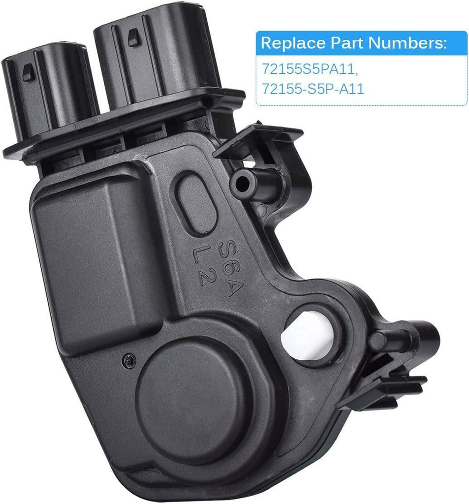 FAERSI Door Lock Actuator Motor Front Left Driver Side Compatible with 2003 2004 2005 Honda Accord Civic CR-V Element Odyssey Pilot, 2002-2006 Acura RSX Replaces 72155-S5P-A11, 72155S5PA11