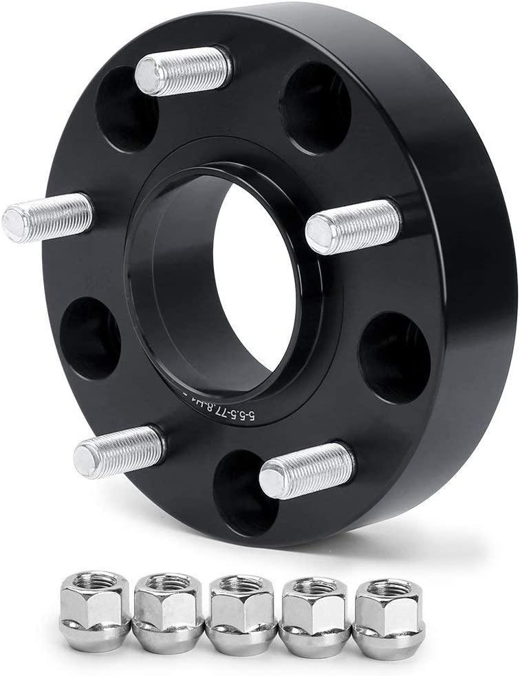 dynofit 5x5.5 Wheel Spacers for Ram 1500 2012-2018, 5x139.7 Hub Centric Spacer (Set of 4), 1.5"(38mm) 77.8mm Hub Bore M14x1.5 Forged Wheel SPACERS Do-dge Ram 1500 12-18 Pick Up Trucks(DS/DJ)