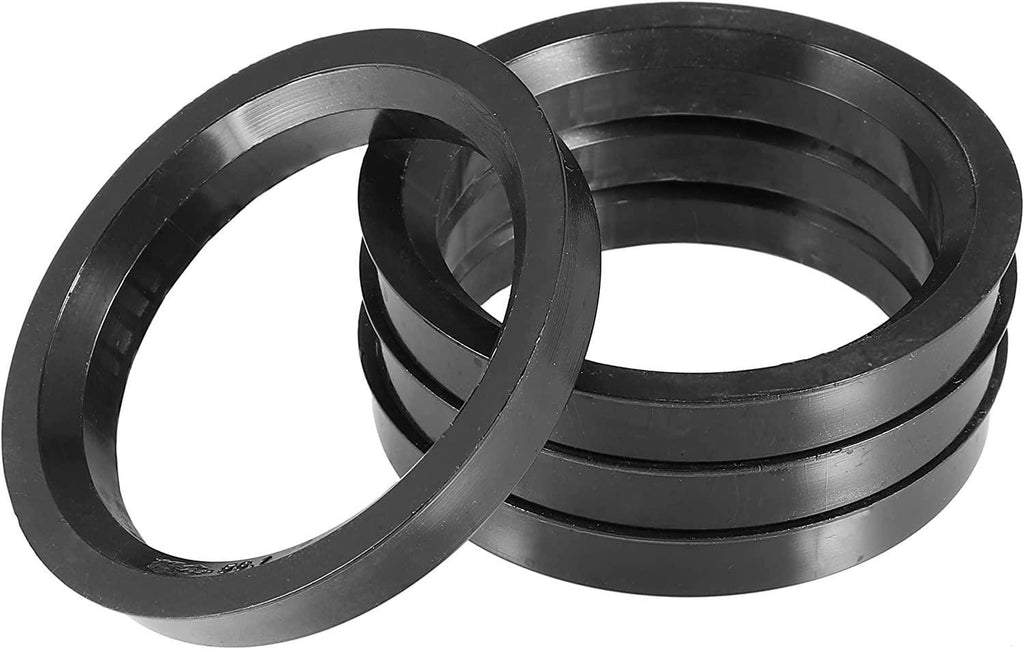 ACROPIX 70.1mm to 65.1mm Universal Car Hub Centric Rings Black - Pack of 4