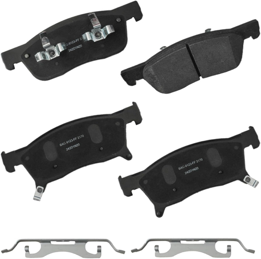 Bendix Premium SBC11 Ceramic Front Brake Pads for Select Models Dodge Dart,Ford Fairlane,Falcon,Sedan Delivery,Mustang,Ranchero,Mercury Comet,Cougar,Cyclone,Plymouth Barracuda,Duster,Scamp,Valiant