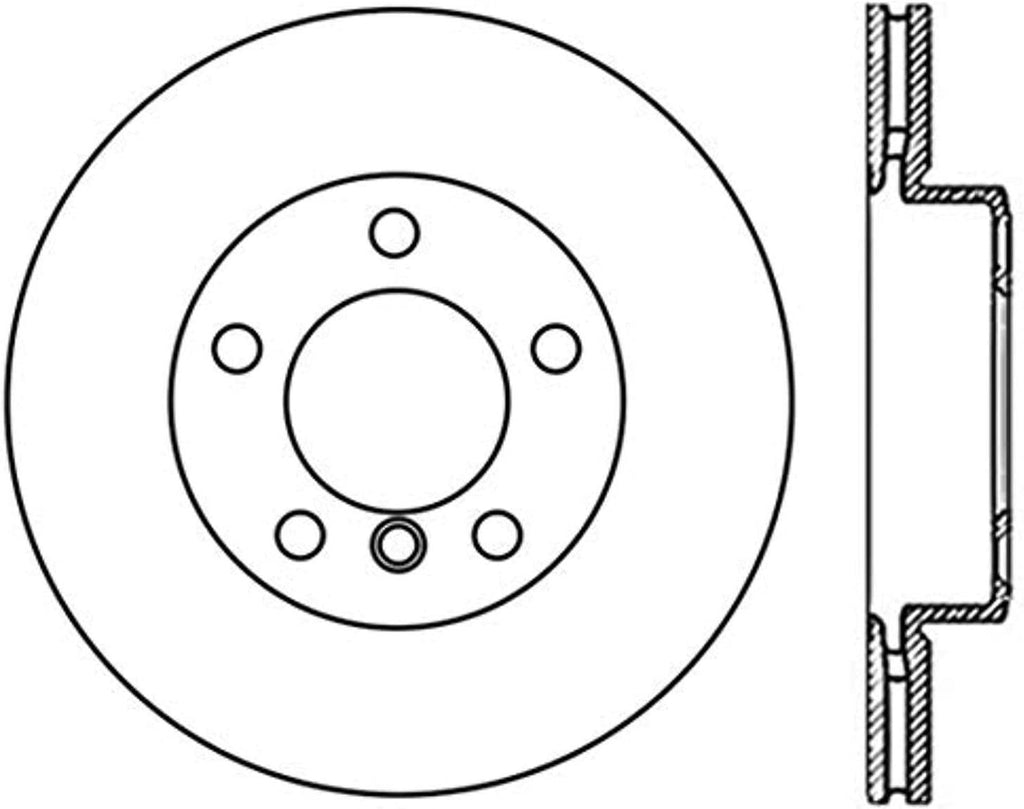 Centric 121.34108 Front Brake Rotor