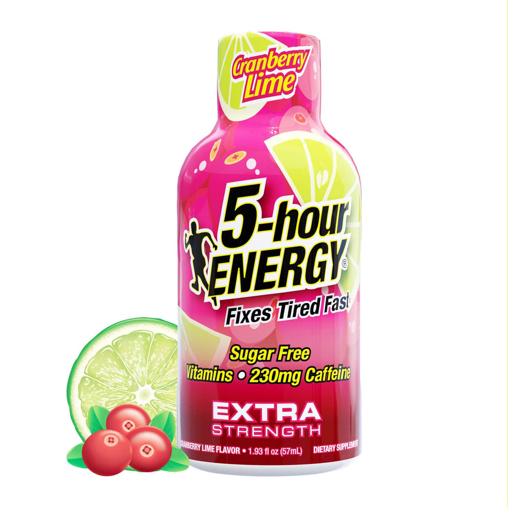 5-hour ENERGY Extra Strength Shots, Cranberry Lime, 6 Count, 1.93 Fl Oz