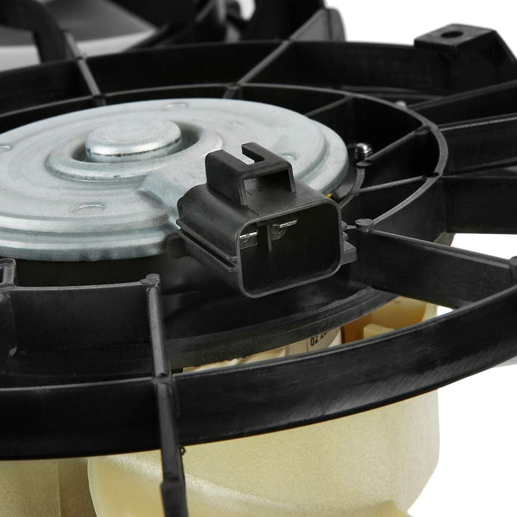 OEM-RF-0132 Factory Style Radiator Cooling Fan Assembly Cooling Efficiency Improved Direct Replacement [Compatible with 12-15 Chevy Camaro - 6.2L] Black