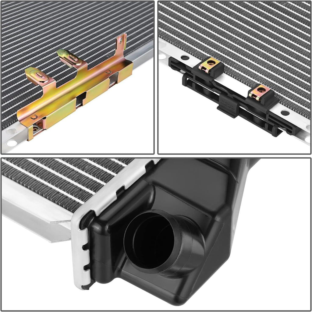 OEM-RA-1519 OE Style 1-Row Aluminum Cooling Radiator Compatible with 94-01 Chevy Lumina / 98-99 Monte Carlo 3.1L 3.4L 3.8L AT