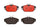 Brembo Front Disc Brake Pad Set for S90, V90, 960, 940 (P86007N)