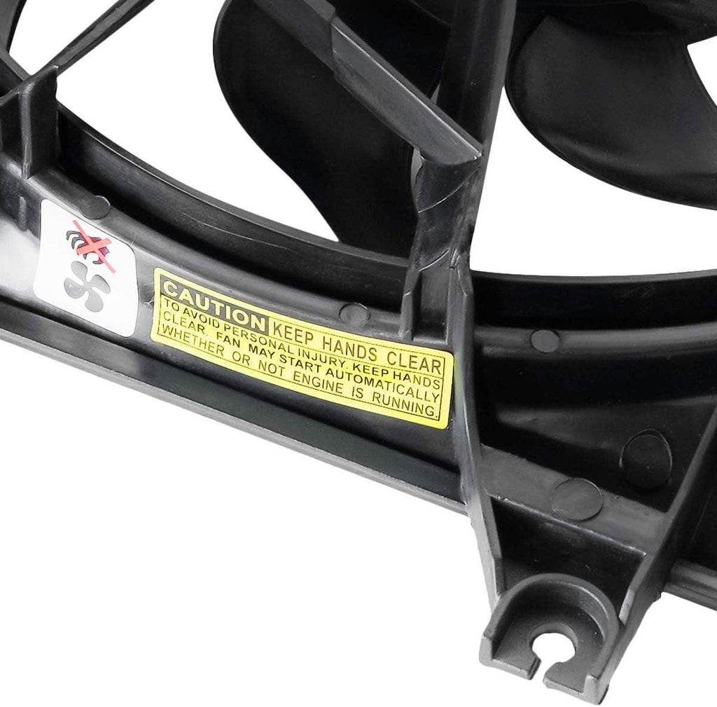 OEM-RF-0006 Factory Style Radiator Cooling Fan Assembly Cooling Efficiency Improved Direct Replacement [Compatible with 95-99 Accent]