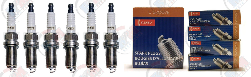 DENSO "U-GROOVE" Spark Plugs (Set of 6) for 2000-2003 Volkswagen Eurovan 2.8L V6