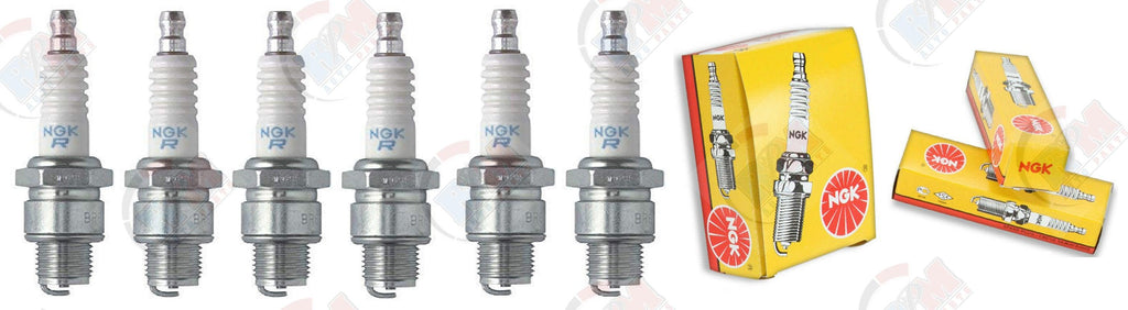 NGK BR8HS-10 "NICKEL" Standard Plug Spark Plugs 1134 (Set of 6)