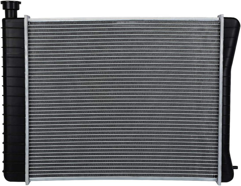OEM-RA-0434 434 Aluminum Radiator Compatible with 88-93 C1500 C2500 C3500 K1500 K2500 K3500 AT,20-3/4"W X 17-1/4" H X 1-1/4" D,1-5/16" Inlet / 1-9/16" Outlet