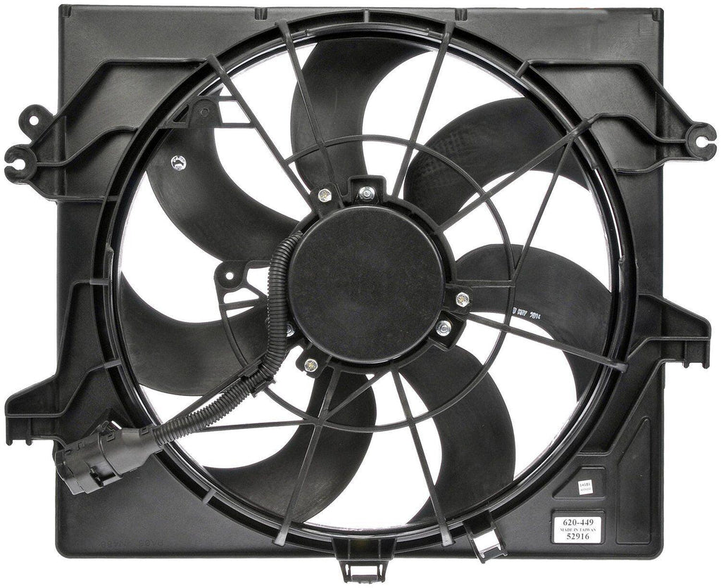 Dorman Engine Cooling Fan Assembly for 13-17 Hyundai Veloster 620-449