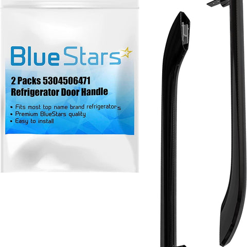 Bluestars 5304506471 Refrigerator Door Handle Replacement Part for Frigidaire Fridges - Replaces 5304504509 5304504510 5304510039 242059503 242059506 AP6036332 PS11770475 - Pack of 2