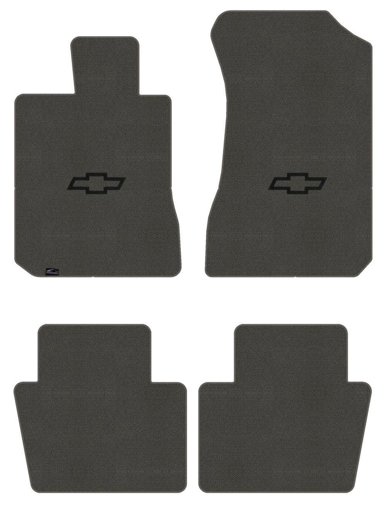 Lloyd Loop Front & Rear Mats for '73-77 Laguna W/Black Outline Chevy Bowtie