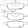 Front Disc Brake Pad Set for Beetle, TT, TT Quattro, Golf, Jetta+More (P85045)