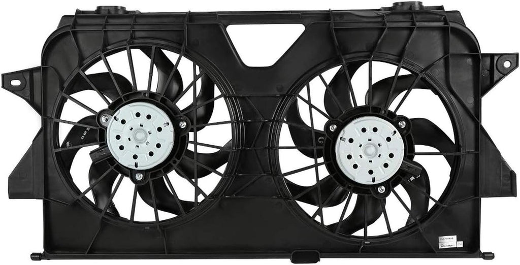 OEM-RF-0075 Factory Style Radiator Cooling Fan Cooling Efficiency Improved Direct Replacement [Compatible with 05-07 Town & Country / 05-07 Caravan / 05-07 Grand Caravan ],Black