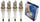 DENSO "PLATINUM" TT Spark Plugs Set of 4 for 1997-2016 Audi A4 1.8T 2.0T TURBO