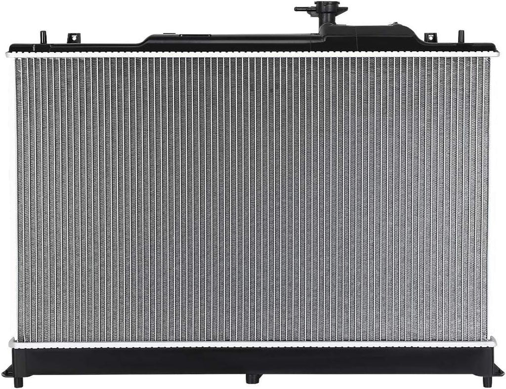 OEM-RA-2918 OE Style Bolt-On Aluminum Core Radiator Compatible with 07-12 Mazda CX-7 2.3 2.5 AT,29-3/8" W X 17-11/16" H X 1" D,1-1/4"Inlet / 1-1/4"Outlet