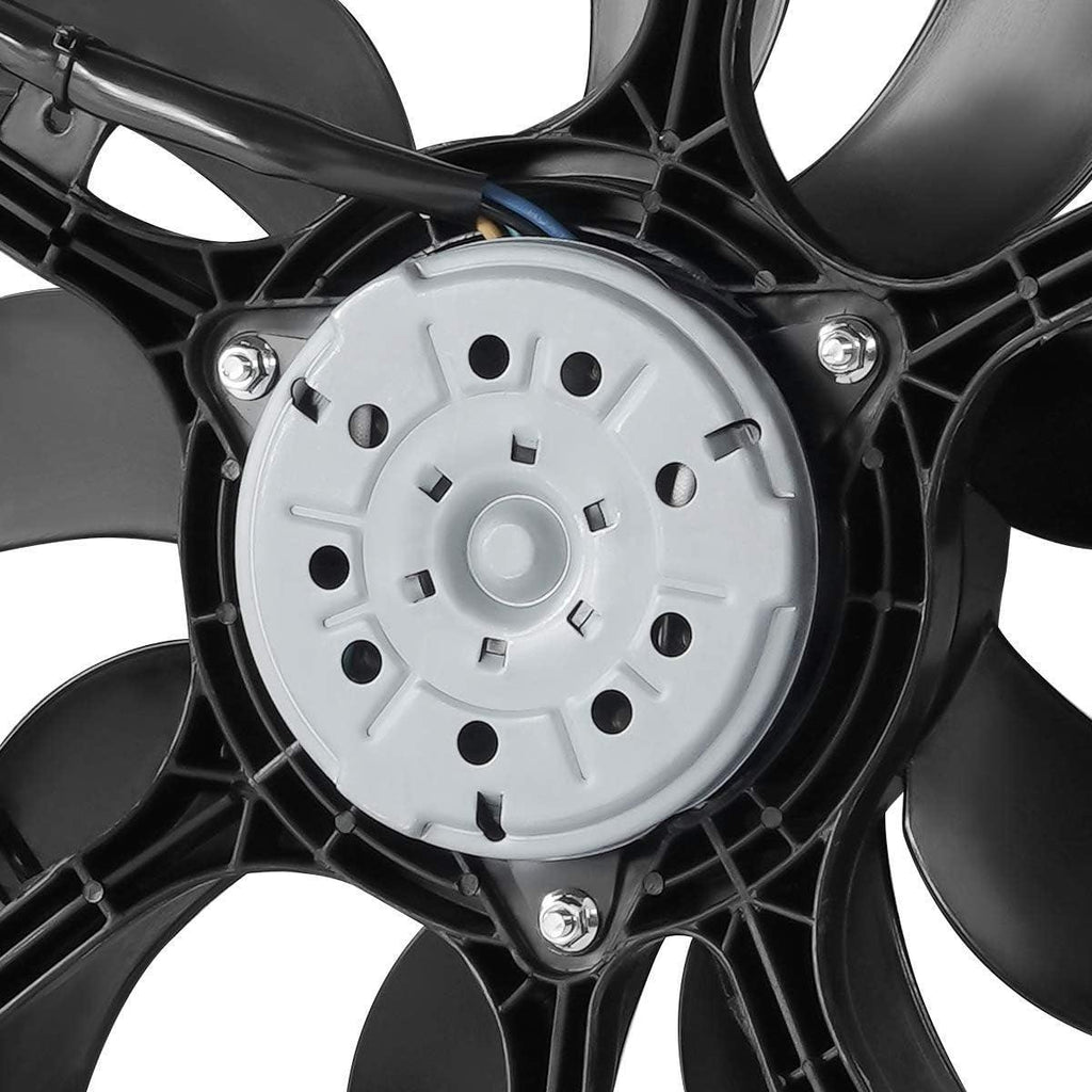 OEM-RF-0227 Factory Style Radiator Cooling Fan Assembly Cooling Efficiency Improved Direct Replacement [Compatible with 09-14 Nissan Cube]