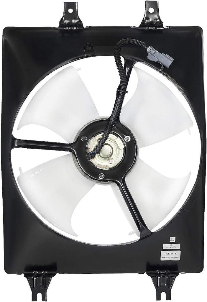 OEM-RF-0198 Factory Style Radiator Cooling Fan Assembly Cooling Efficiency Improved Direct Replacement [Compatible with 1999-2004 Odyssey]