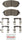 Front Disc Brake Pad Set for FR-S, BRZ, Forester, Impreza+More (P78021N)