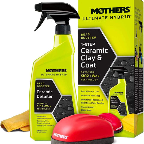 Mothers 07260 Ultimate Hybrid 1-Step Ceramic Clay & Coat