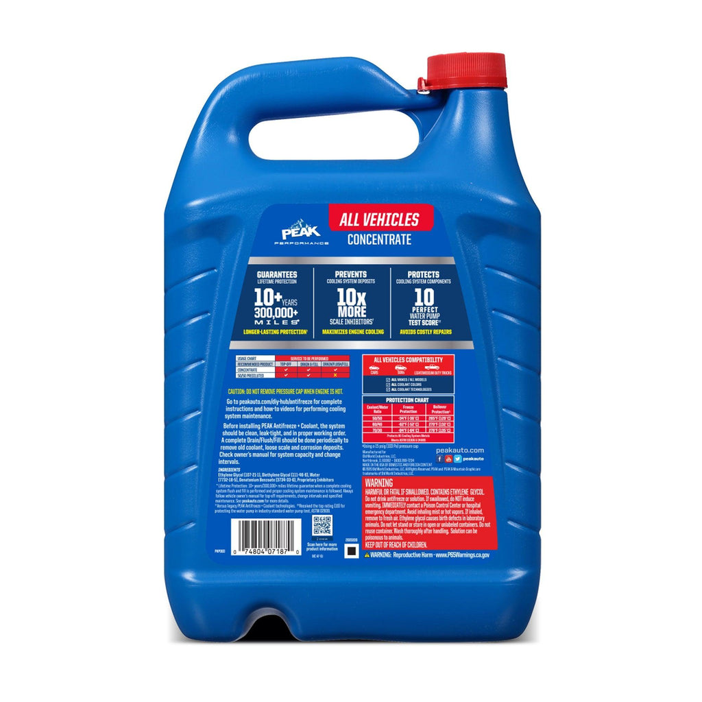 PEAK PKP0B3 Premium Concentrate Antifreeze + Coolant