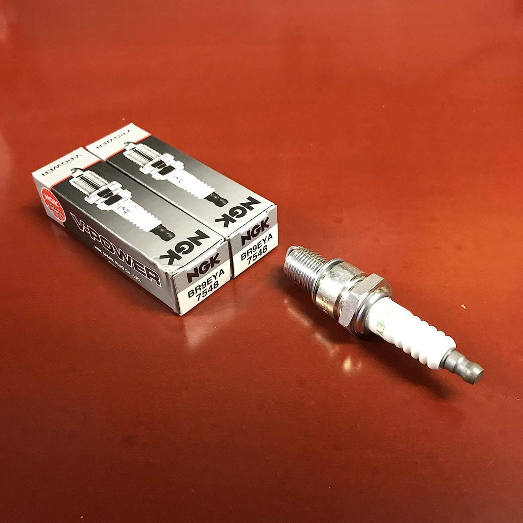 V-Power Spark Plugs - Stock #7548 - BR9EYA - Solid Tip - Pack of (2)