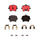 Brembo Front Disc Brake Pad Set for Mercedes-Benz (P50045N)