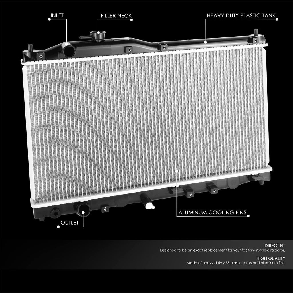 OEM-RA-13016 OE Style 1-Row Aluminum Cooling Radiator Compatible with 00-09 Honda S2000