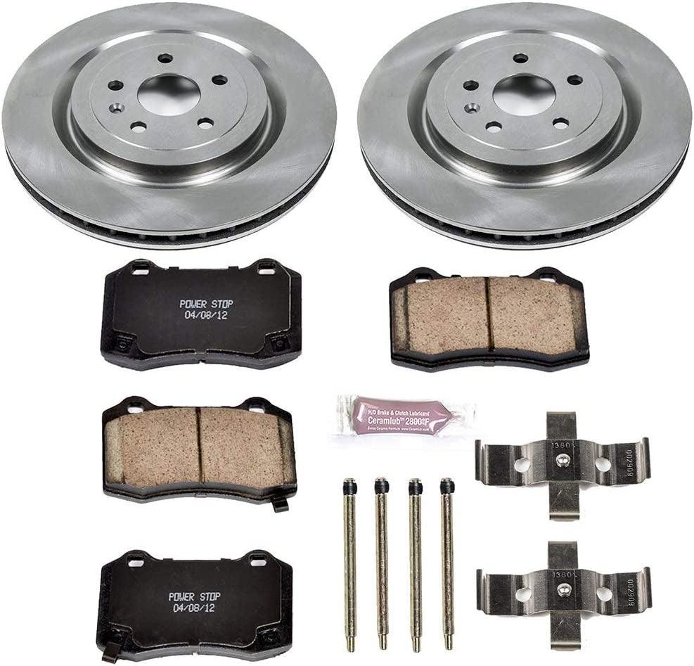 KOE3019 Autospecialty Rear Replacement Brake Kit-Oe Brake Rotors & Ceramic Brake Pads