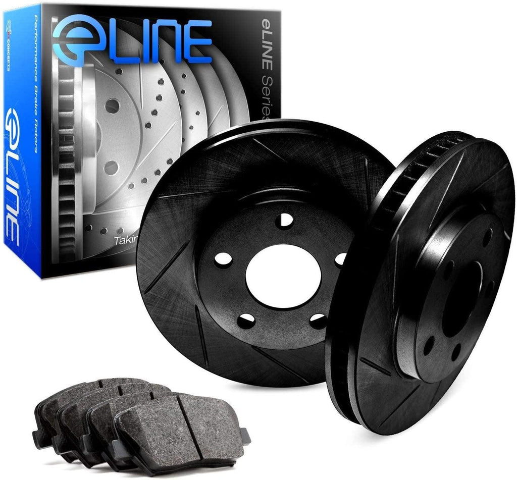 R1 Concepts Front Brakes and Rotors Kit |Front Brake Pads| Brake Rotors and Pads| Semi Metallic Brake Pads and Rotors |Fits 2008-2019 Pontiac Vibe, Scion Xd, Toyota Corolla, Matrix
