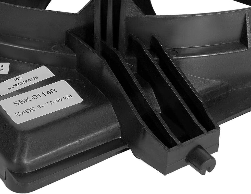 OEM-RF-0251 Factory Style Radiator Cooling Fan Assembly Cooling Efficiency Improved Direct Replacement [Compatible with 2009-2013 Forester / 2008-2013 Impreza]