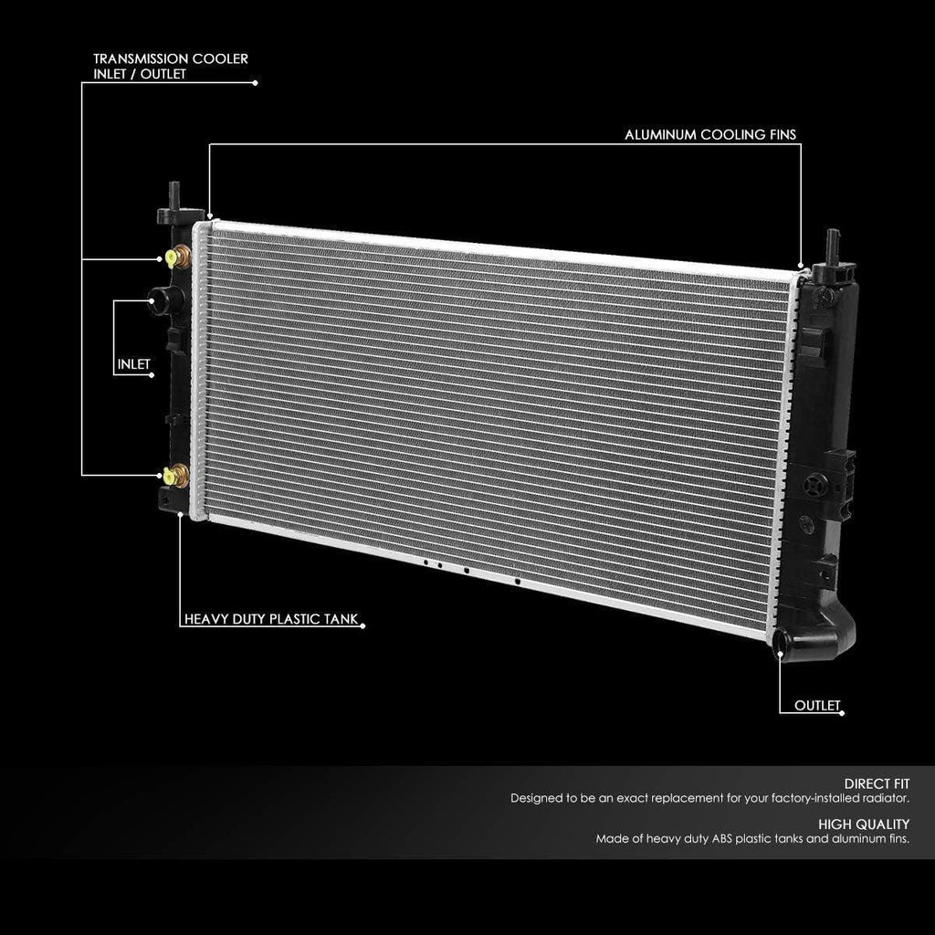 OEM-RA-2881 Factory Style Full Aluminum Core Cooling Radiator Compatible with 06-09 Uplander Montana / 06-07 Terraza Relay