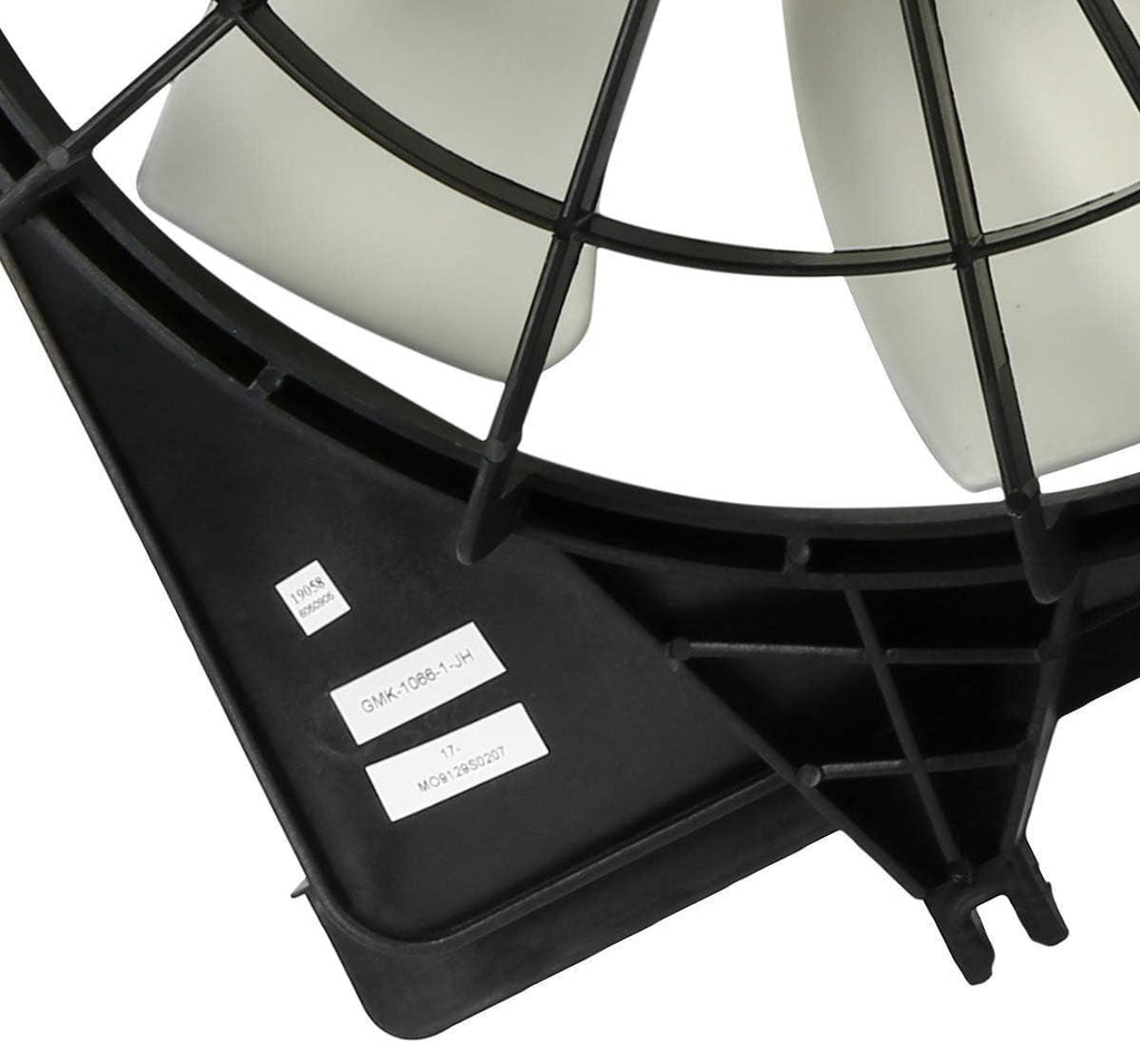 OEM-RF-0132 Factory Style Radiator Cooling Fan Assembly Cooling Efficiency Improved Direct Replacement [Compatible with 12-15 Chevy Camaro - 6.2L] Black