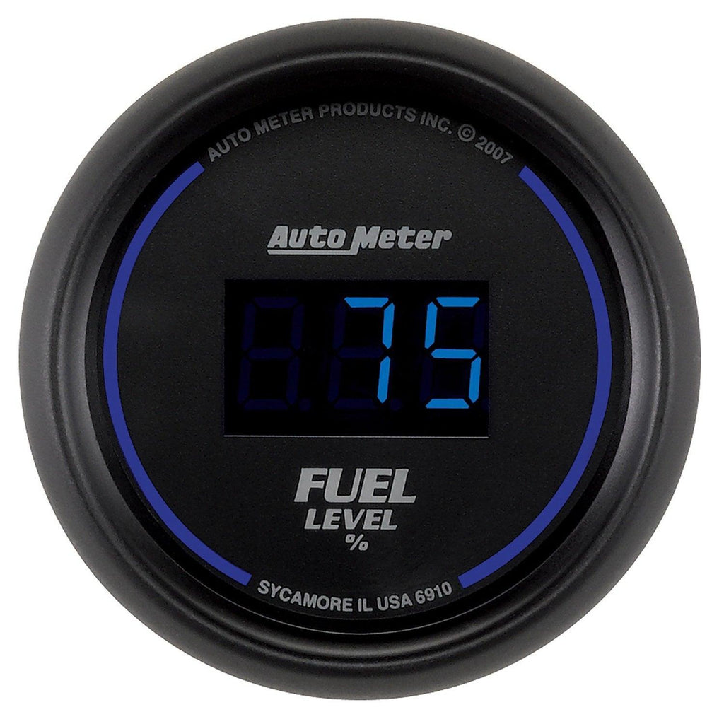 2-1/16 in. FUEL LEVEL PROGRAMMABLE 0-280 O DIGITAL BLACK