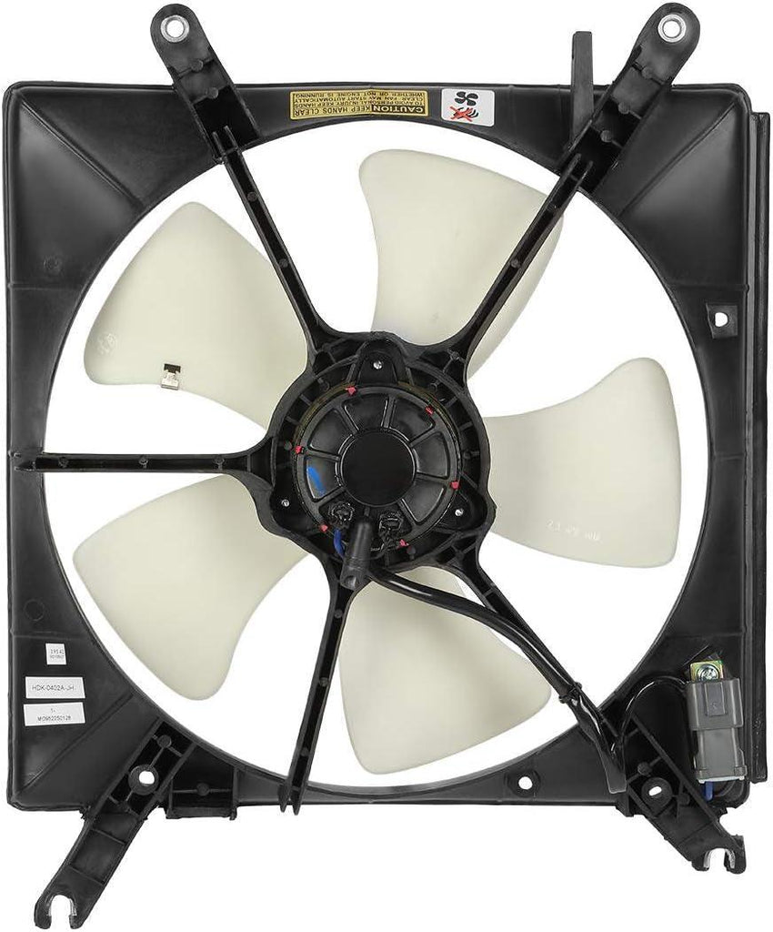 OEM-RF-0170 Factory Style Radiator Cooling Fan Assembly Cooling Efficiency Improved Direct Replacement [Compatible with 1990-1993 Accord]