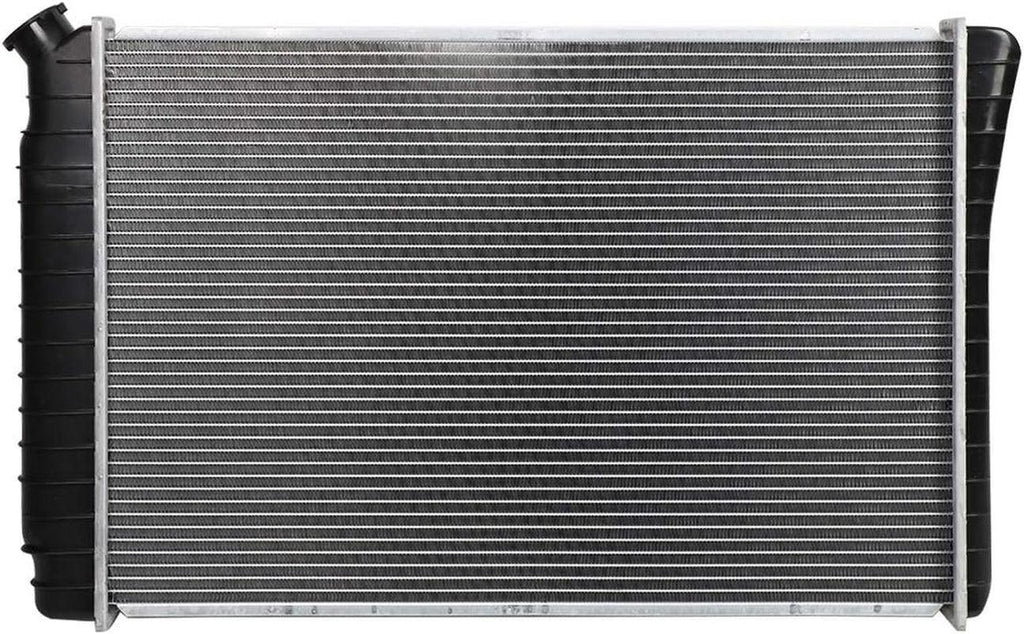 OEM-RA-0951 Aluminum Radiator Compatible with 82-92 Camaro/Firebird AT,26-1/4" W X 17-1/4" H X 1-1/4" D,1-5/16" Inlet / 1-9/16" Outlet