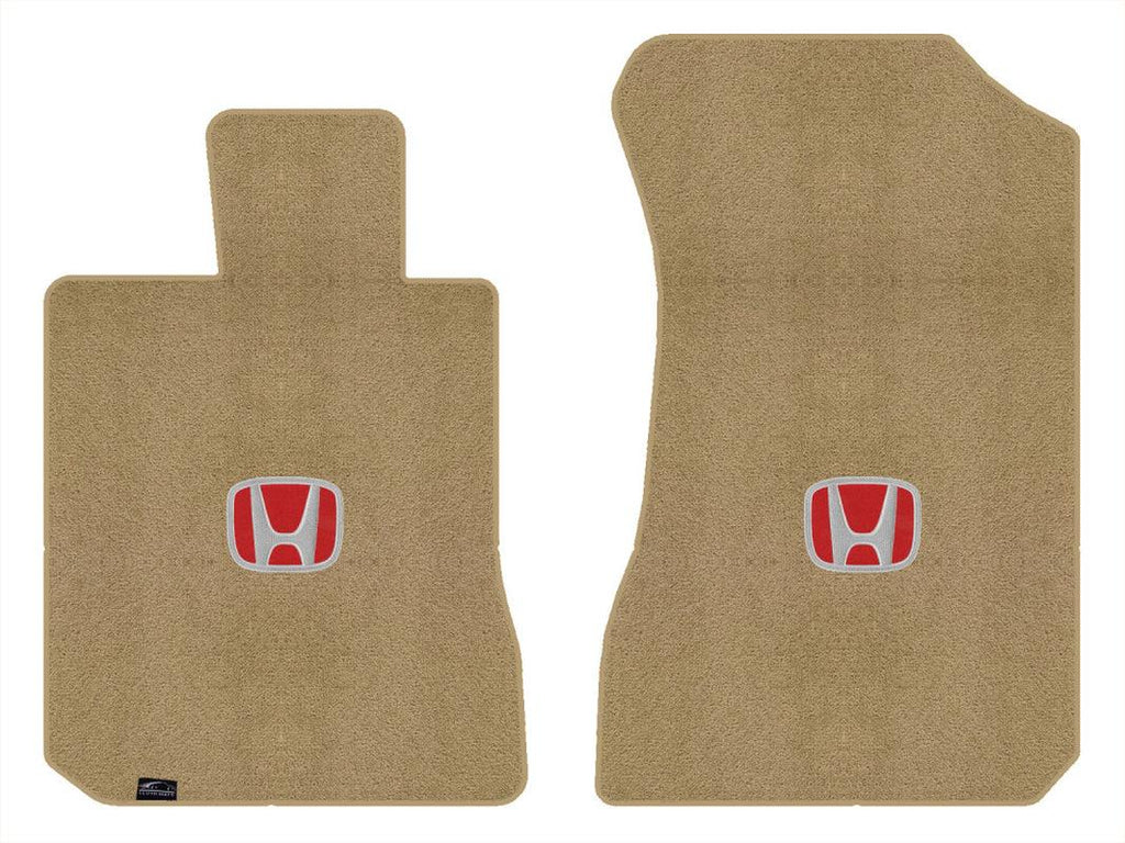 Lloyd Ultimat Front Carpet Mats for '96-00 Honda Civic W/Red on Black Honda H