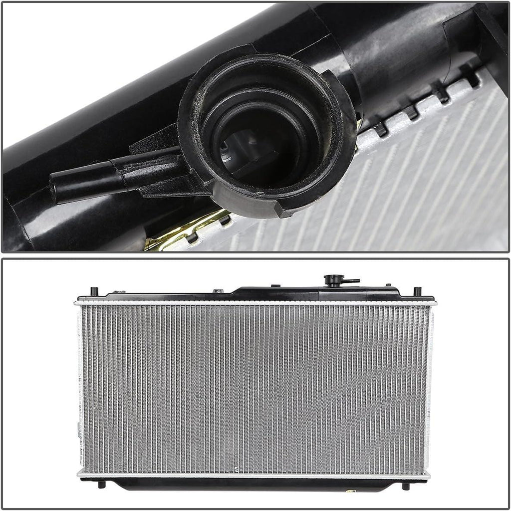 OEM-RA-2441 OE Style Direct Fit Aluminum Cooling Radiator Compatible with 00-04 Spectra, 27-1/4" W X 13-9/16" H X 1" D, 1-5/16" Inlet, 1-5/16" Outlet