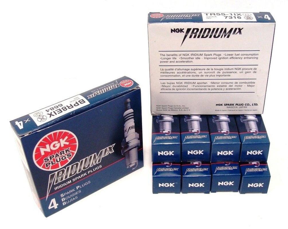 NGK IRIDIUM IX Iridium Spark Plugs LKR7AIX 93911 Set of 8