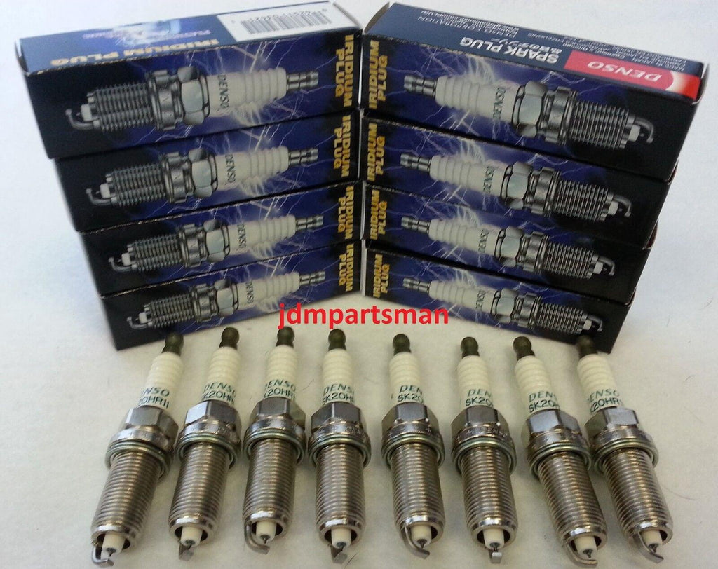 Buick Cadillac V8 DENSO SK20HR11 Iridium Long-Life Spark Plug 8-Pc (3421)