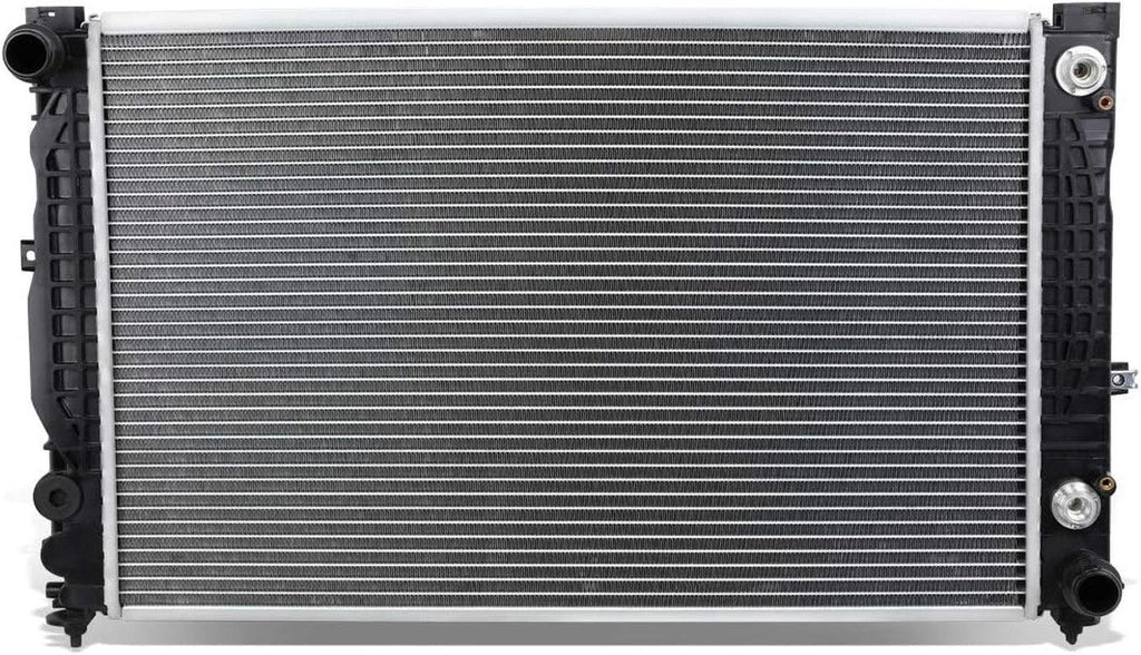 OEM-RA-2648 Aluminum Radiator Compatible with 96-01 A4 1.8T 2.8/A4 Quattro 2.8,Core Dimensions: 24-7/8" W X 15-5/8" H X 1-1/4" D,1-1/4" Inlet / 1-1/4" Outlet
