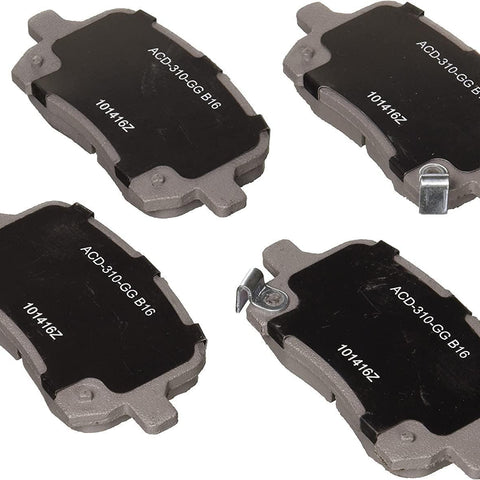 Silver 14D1160CHF1 Ceramic Front Disc Brake Pad Set